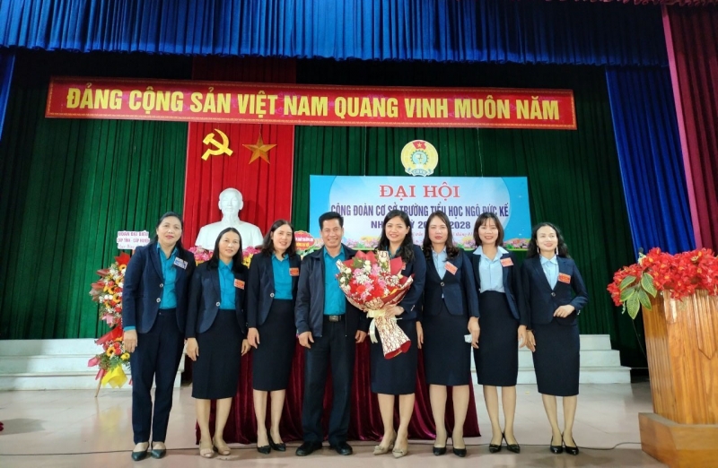 Can Lộc: Đại hội điểm Công đoàn cơ sở Trường Tiểu học Ngô Đức Kế, nhiệm kỳ 2023 - 2028